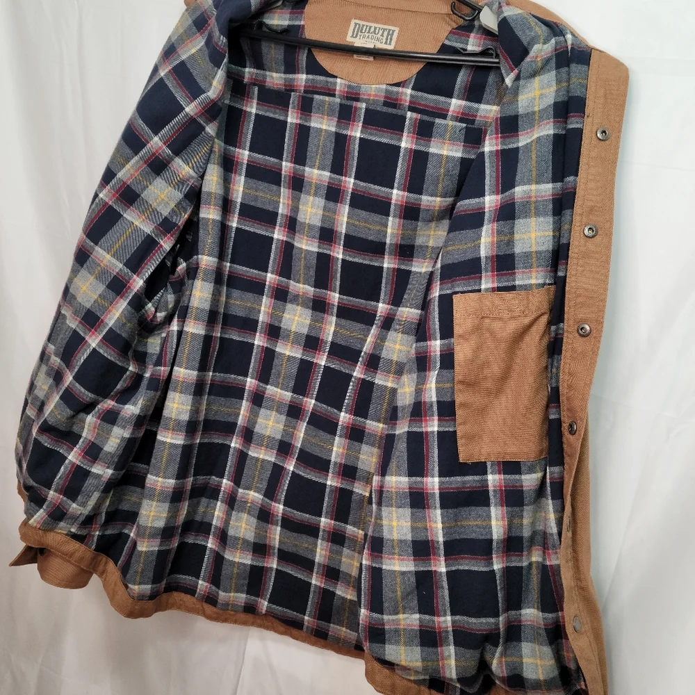 Duluth Trading co. Men’s Fire Hose Flannel-Lined Jacket 2XL - Picture 13 of 14